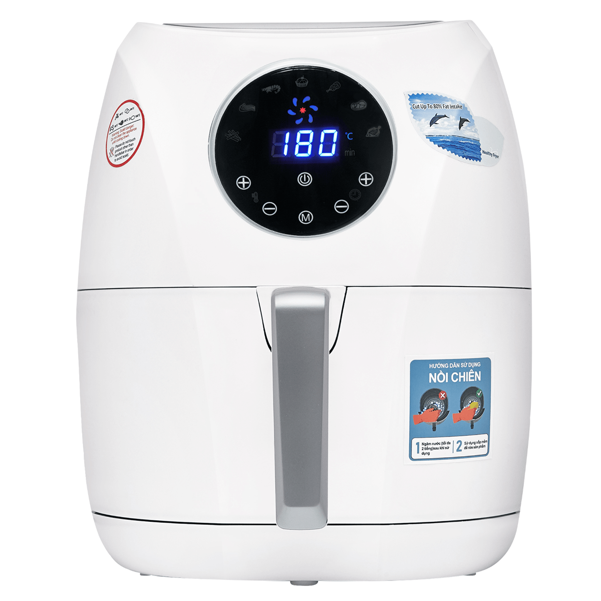 Nồi Chiên Không Dầu Điện Tử Perfect Digital PF-D88 (5.0 Lít)