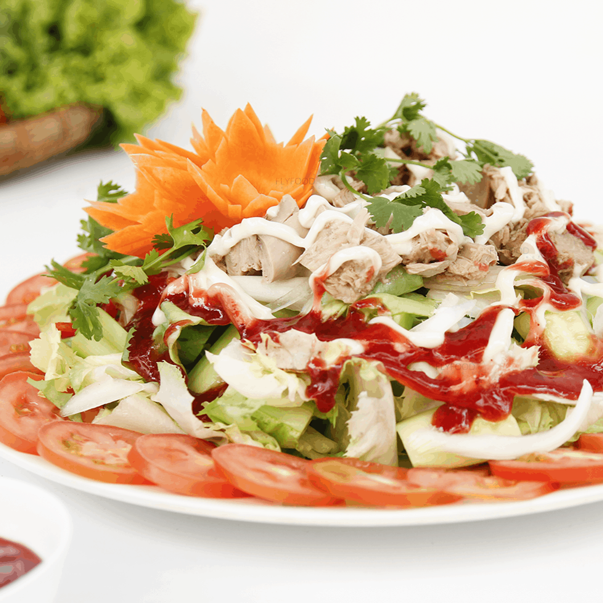 Salad cá ngừ nồi chiên không dầu
