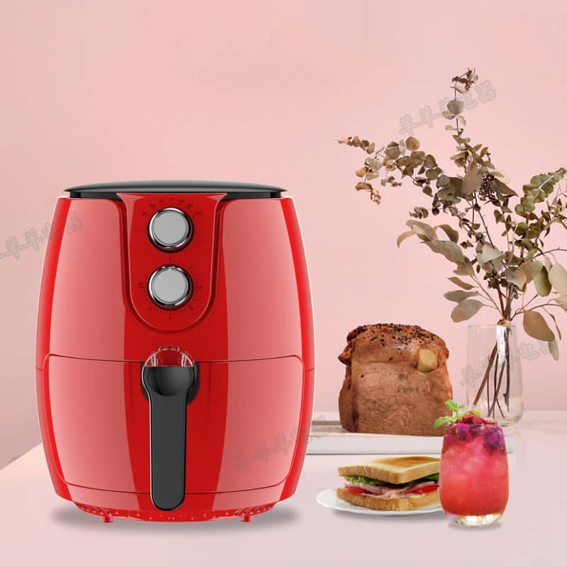 Nồi chiên không dầu Peripop LQ-2507 màu đỏ